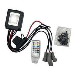 10 ROW WHITE (single side)Wheel Light Kit