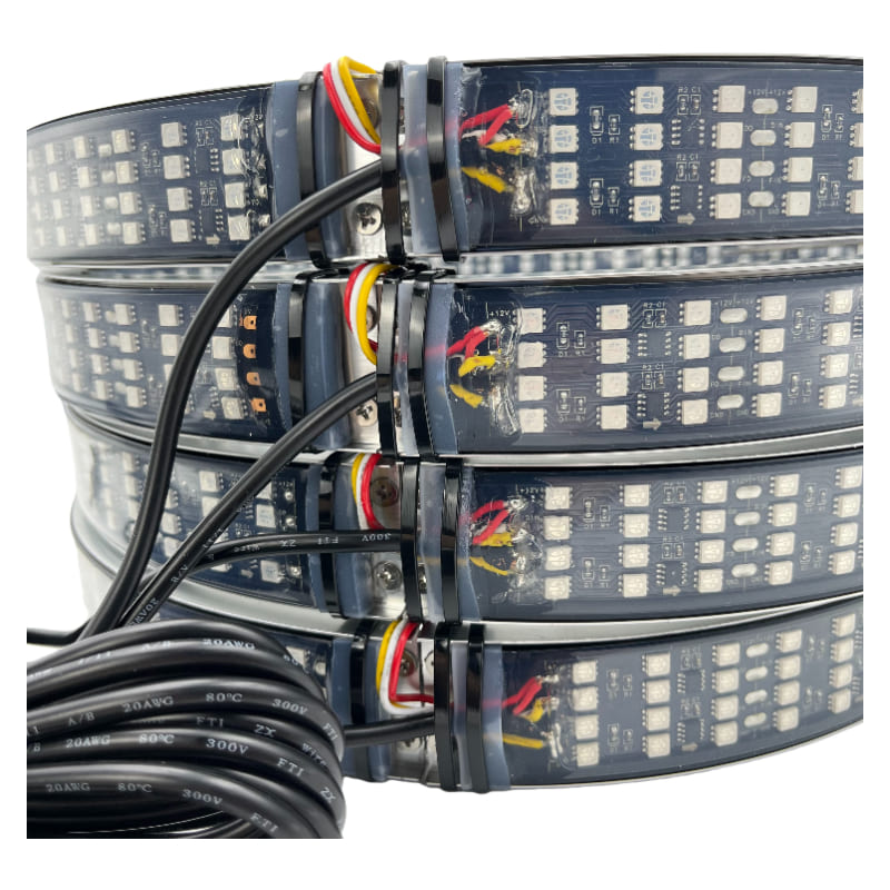 4 ROW RGB (single side) Wheel Lights Kit