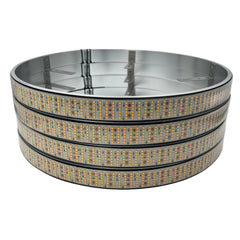 6 ROW WHITE&AMBER (single side)