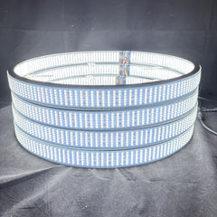 6 ROW WHITE&AMBER (dual side)Wheel Light Kit