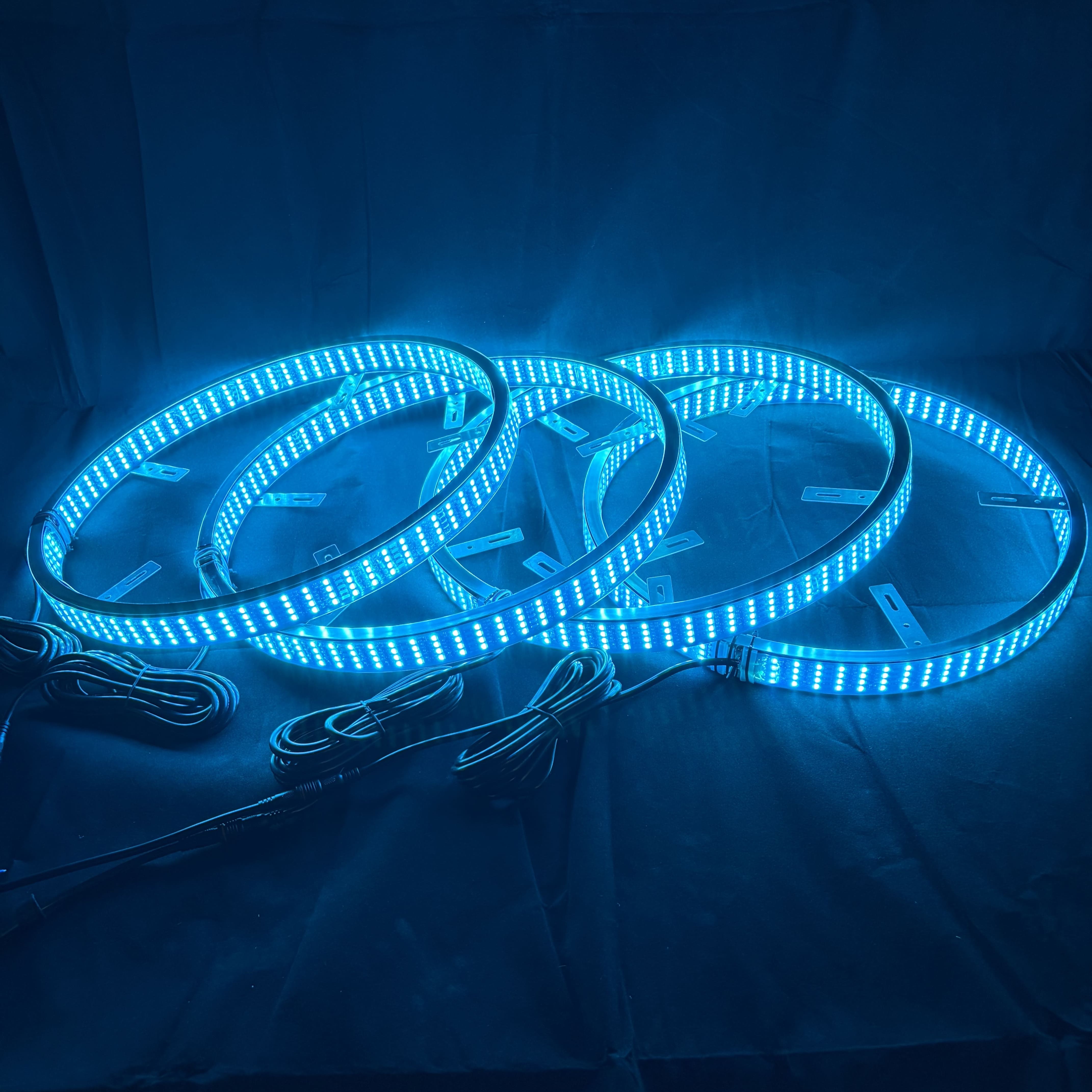 4 ROW RGBW (dual side) Wheel Lights Kit