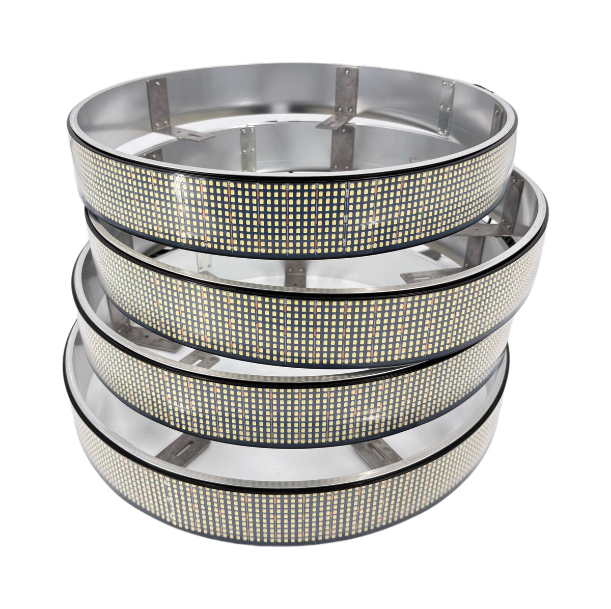 10 ROW WHITE (single side)Wheel Light Kit